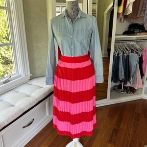 J.CREW denim shirt and skirt set size XS and 4.